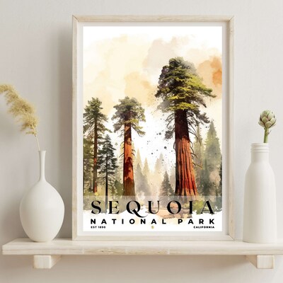Sequoia National Park Poster, Travel Art, Office Poster, Home Decor | S4 - image6